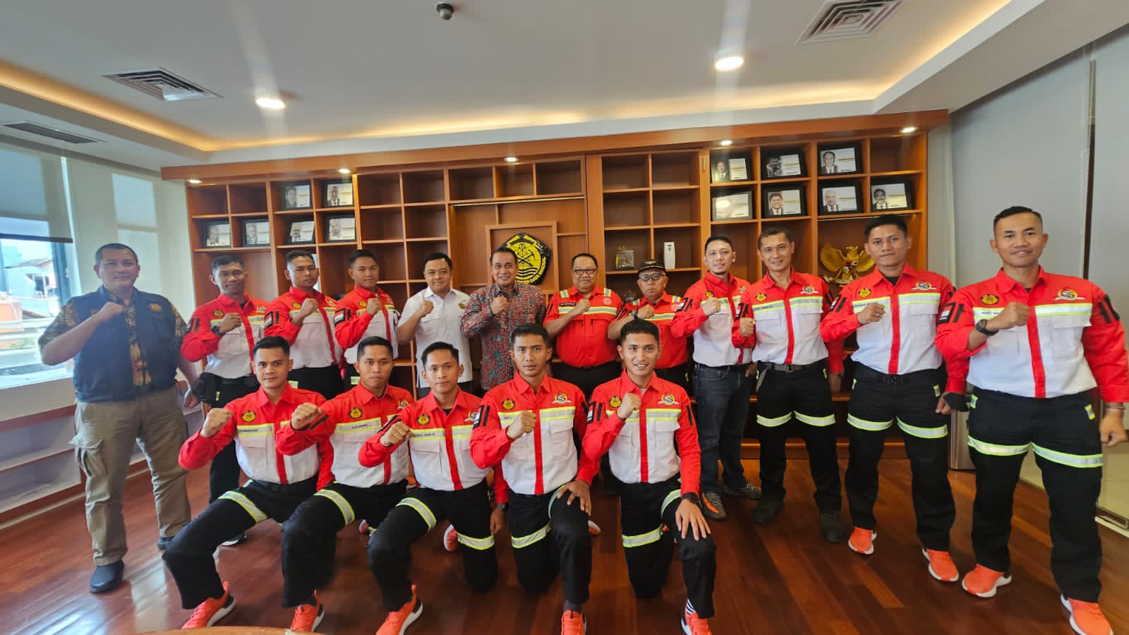 Pelepasan Tim Indonesia Garuda Mine Rescue Bertanding di MERC 2023 Australia