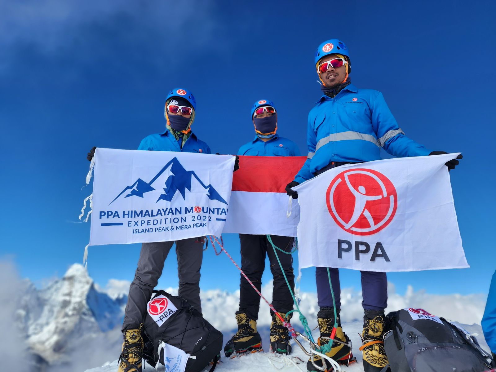 Tuntaskan Misi Taklukkan 2 Puncak Pegunungan Himalaya, Tim Ekspedisi PPA Kembali ke Tanah Air