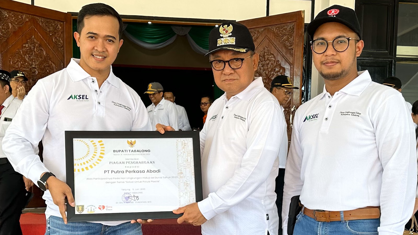 PPA Dapatkan Penghargaan Bidang Lingkungan Hidup dari Bupati Tabalong